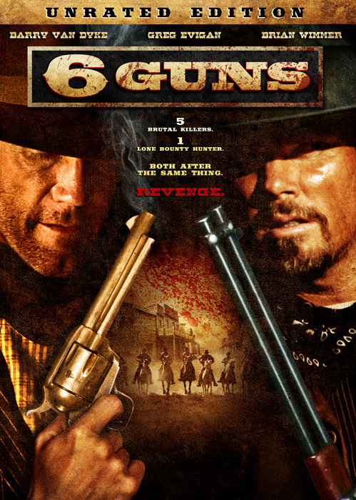 6 Guns (2010) starring Barry Van Dyke on DVD on DVD