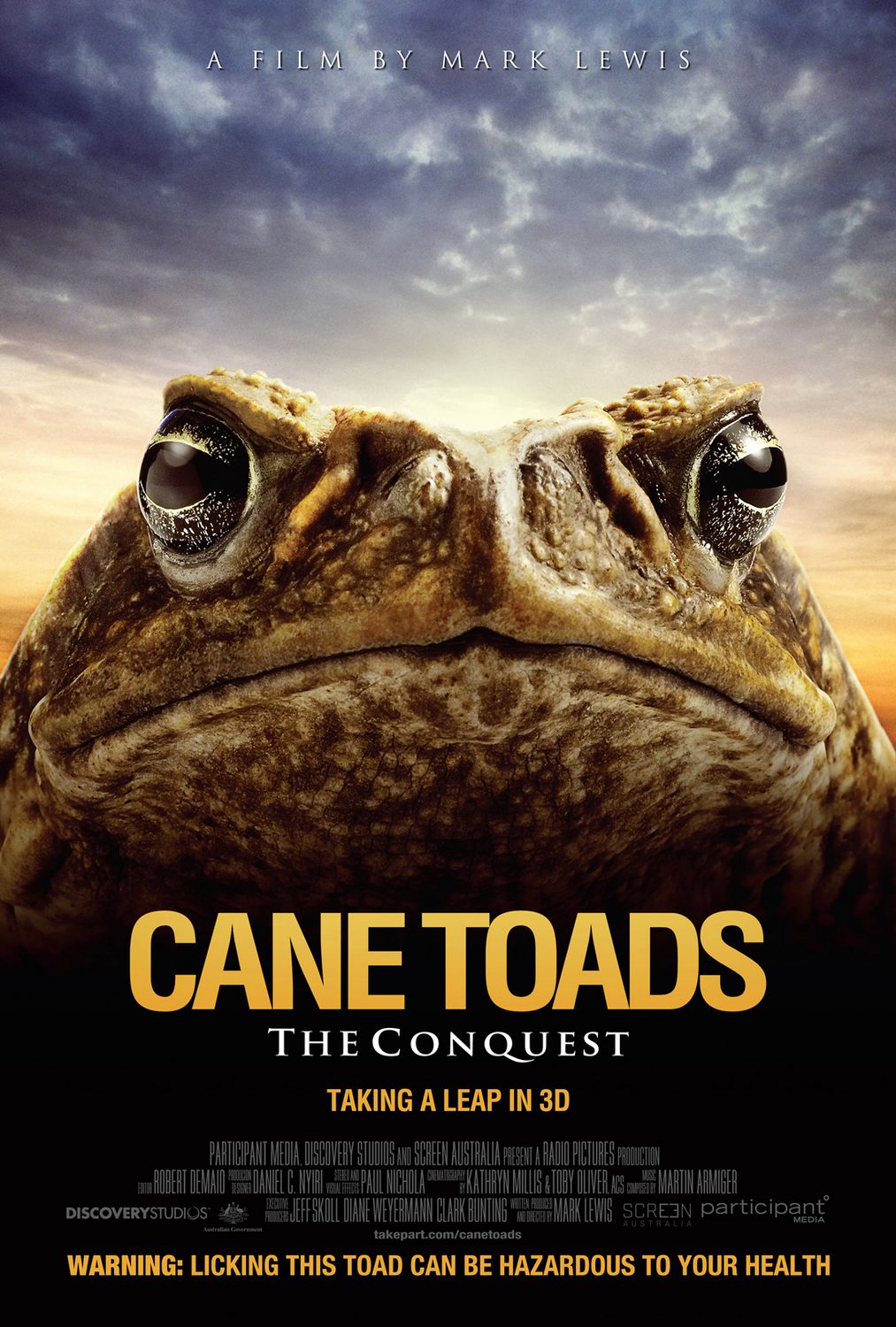 Cane Toads: The Conquest (2010) starring Henry Richards on DVD on DVD