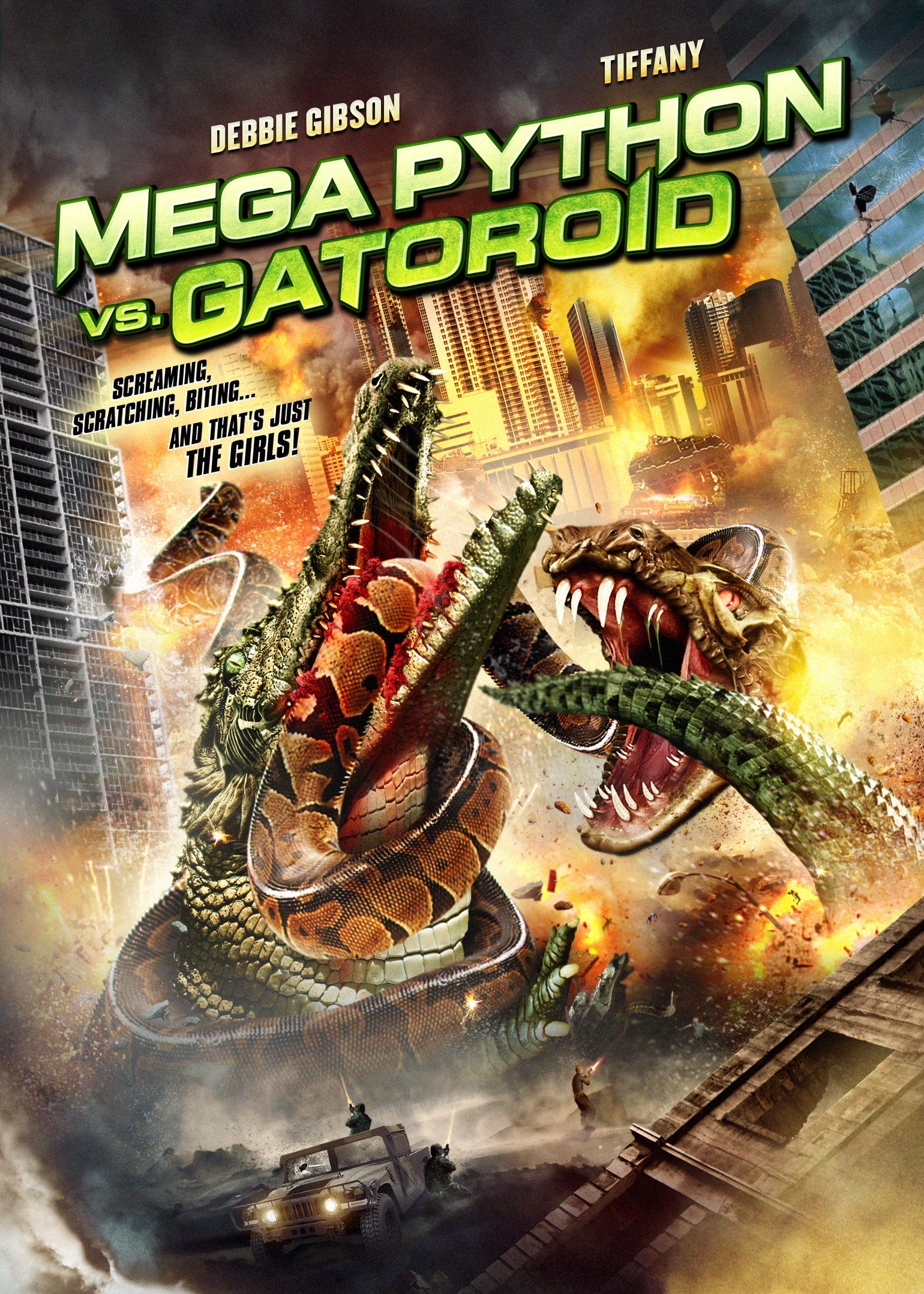 Mega Python vs. Gatoroid (2011) starring Tiffany on DVD on DVD