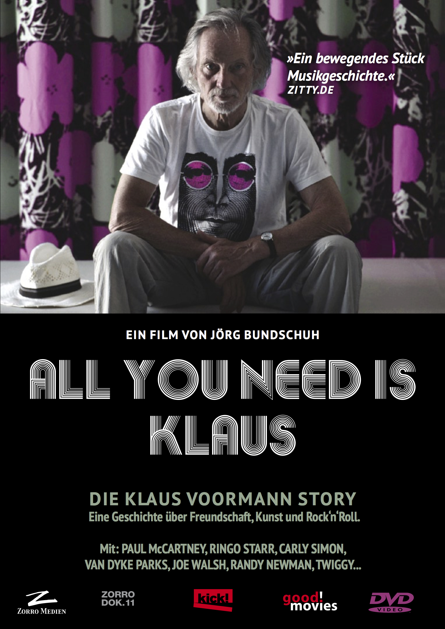 All You Need Is Klaus (2009) starring Klaus Voormann on DVD on DVD