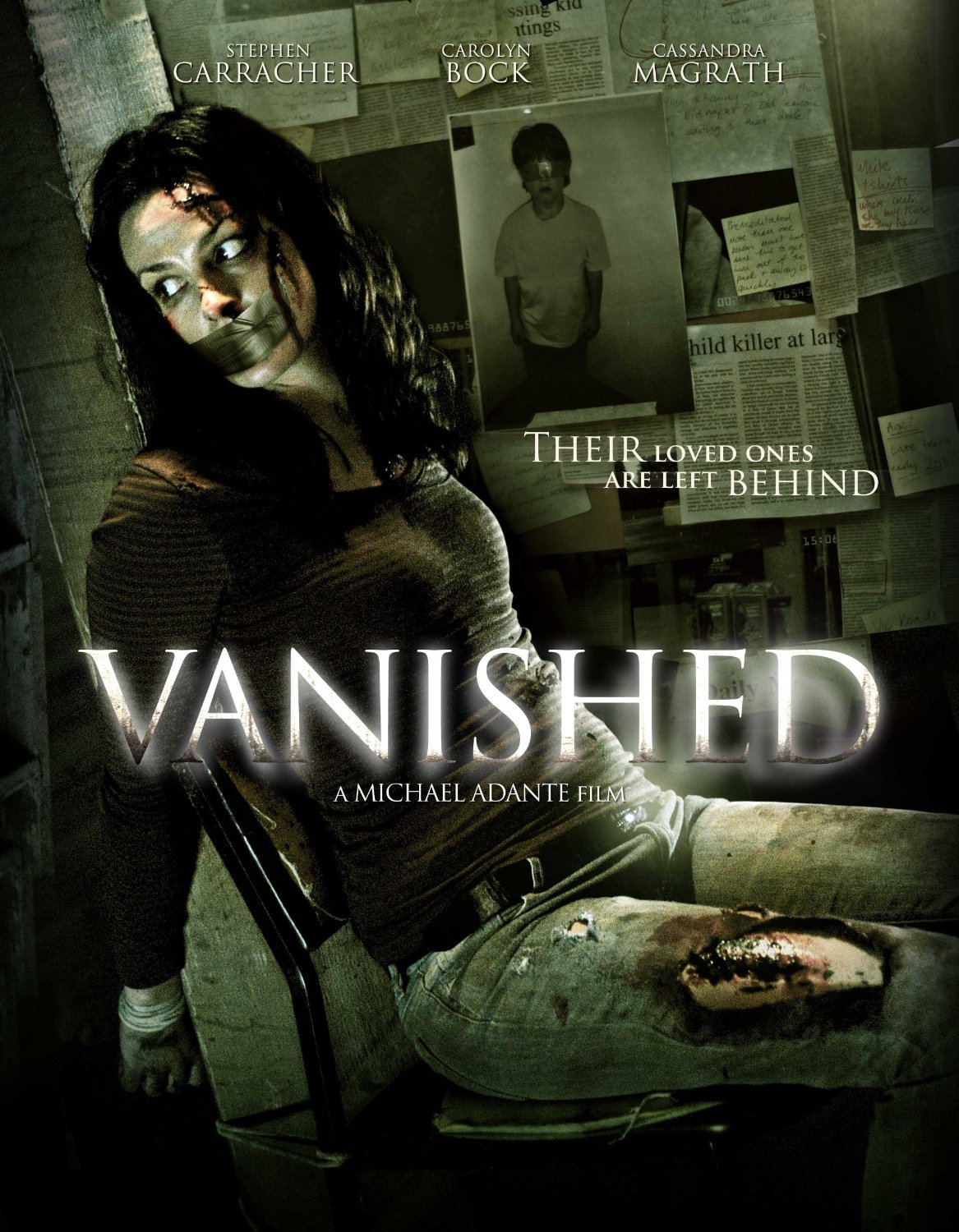 Vanished (2011) starring Cassandra Magrath on DVD on DVD