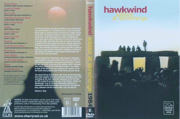 Hawkwind: The Solstice at Stonehenge 1984 (1984) starring Dave Brock on DVD on DVD