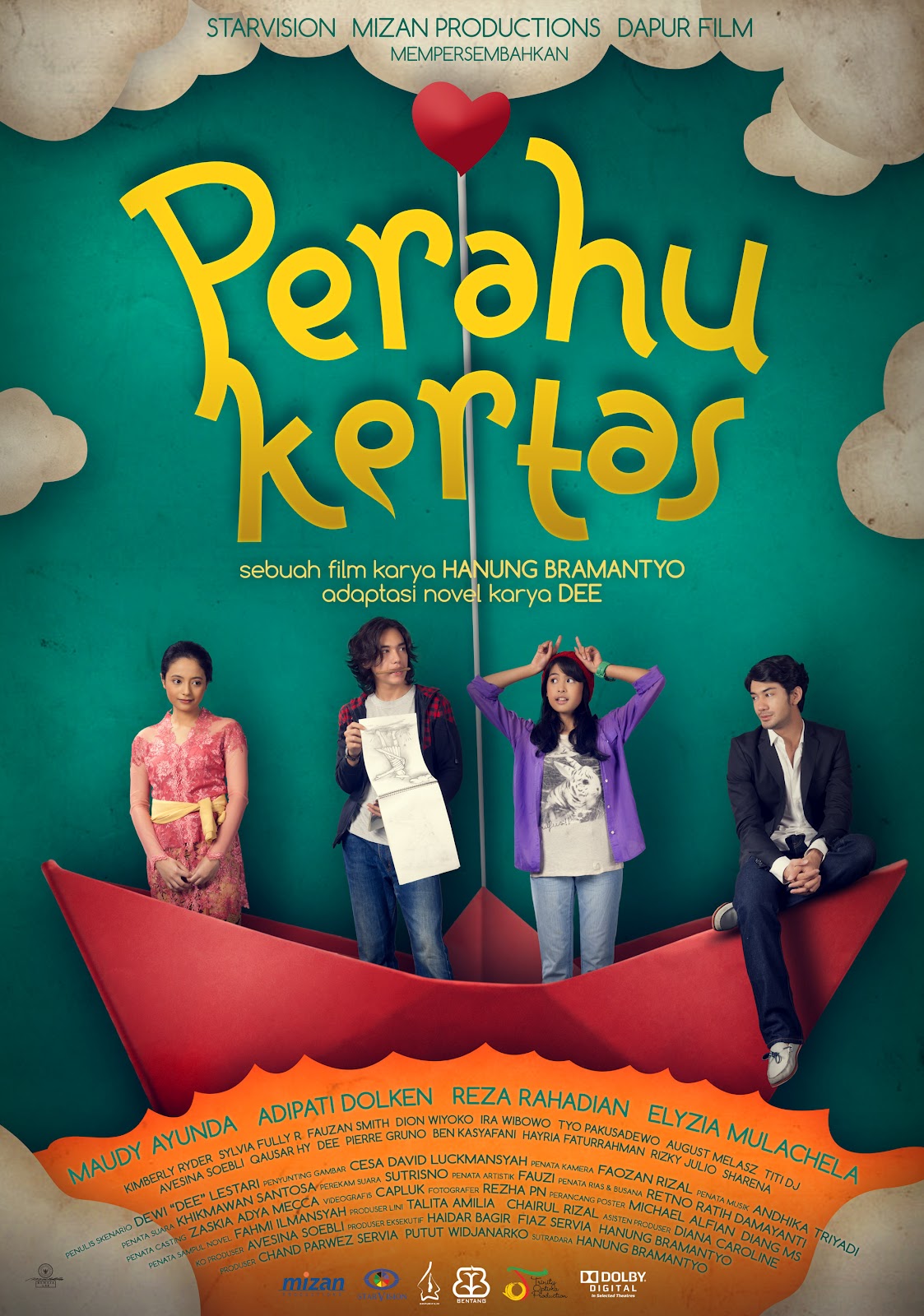 Perahu Kertas (2012) with English Subtitles on DVD on DVD