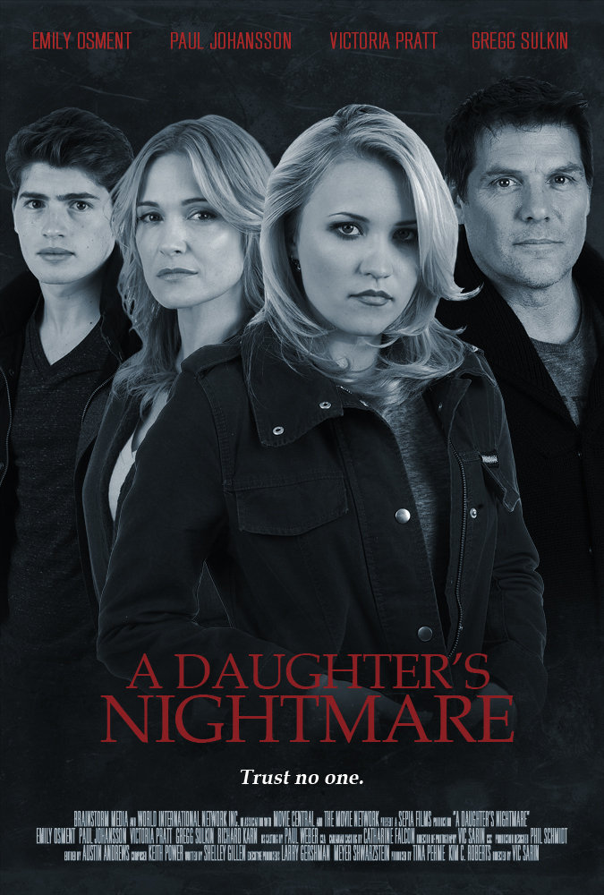 A Daughter's Nightmare (2014) starring Emily Osment on DVD on DVD