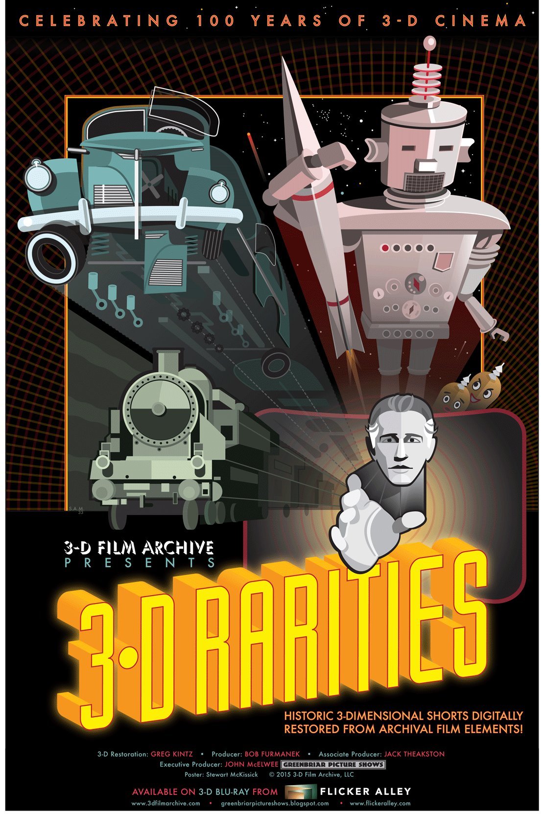 3-D Rarities (2015) starring Macdonald Carey on DVD on DVD