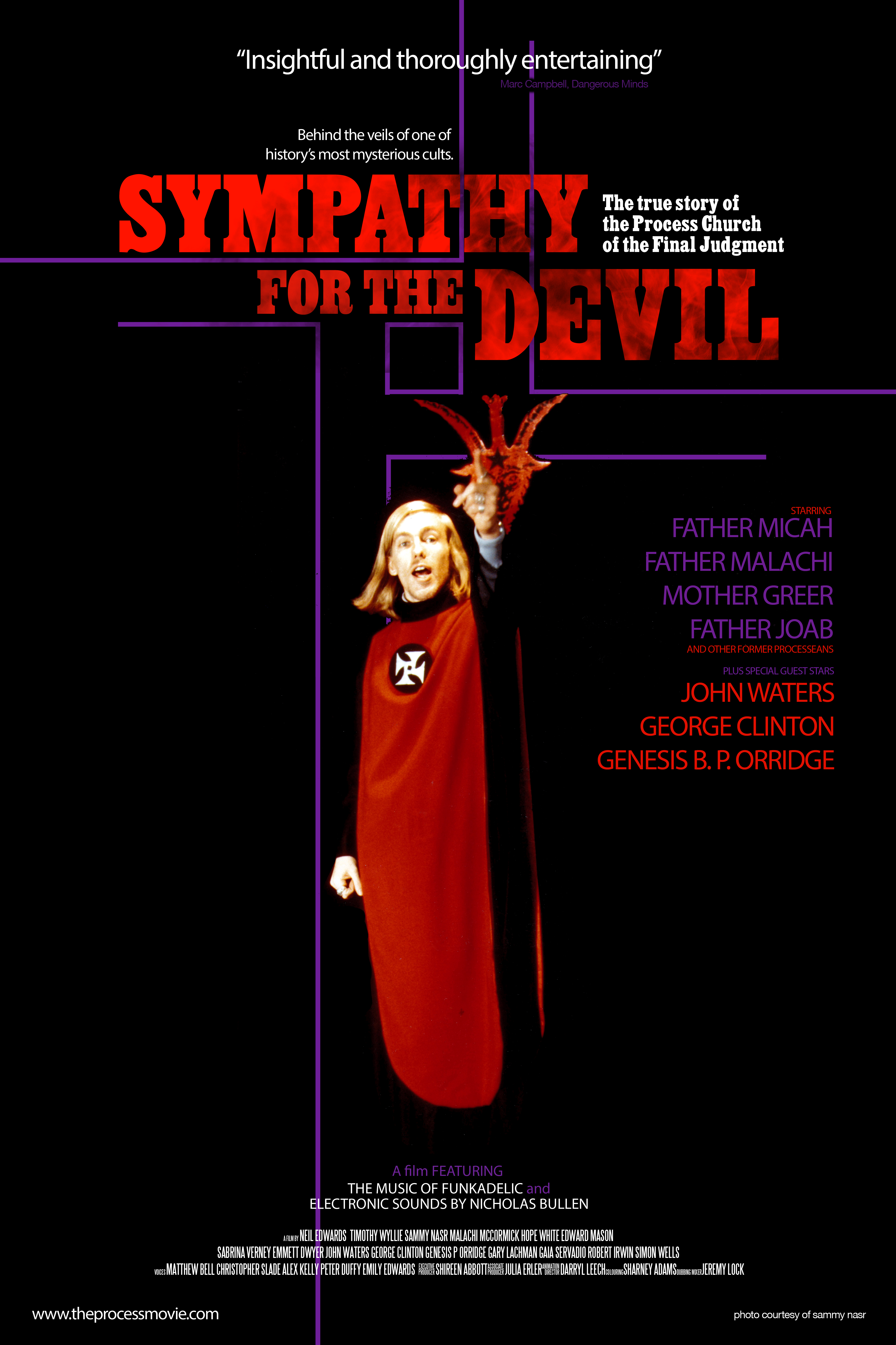Sympathy For The Devil: The True Story of The Process Church of the Final Judgment (2015) starring George Clinton on DVD on DVD