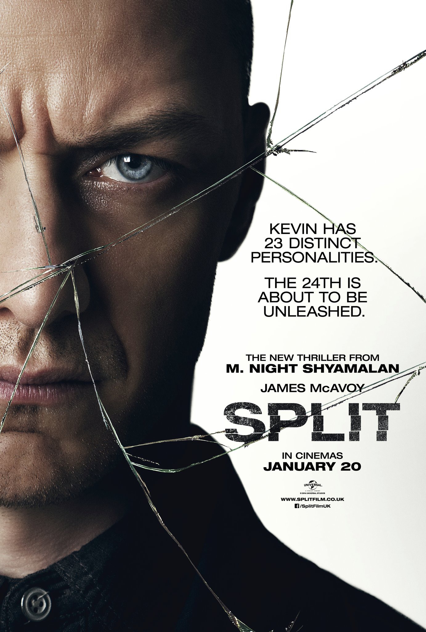 Split (2016) starring James McAvoy on DVD on DVD