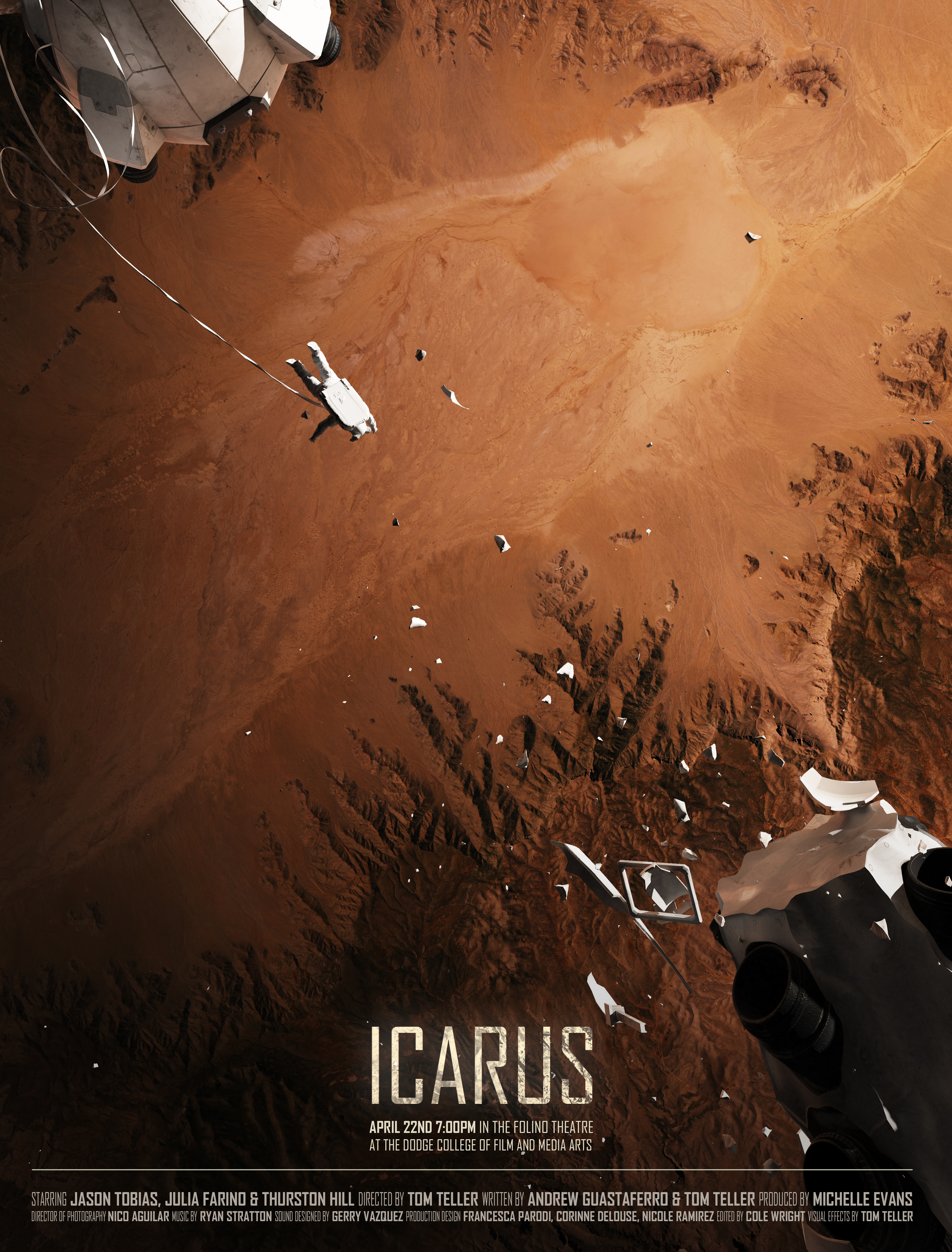 Icarus (2016) starring Jason Tobias on DVD on DVD