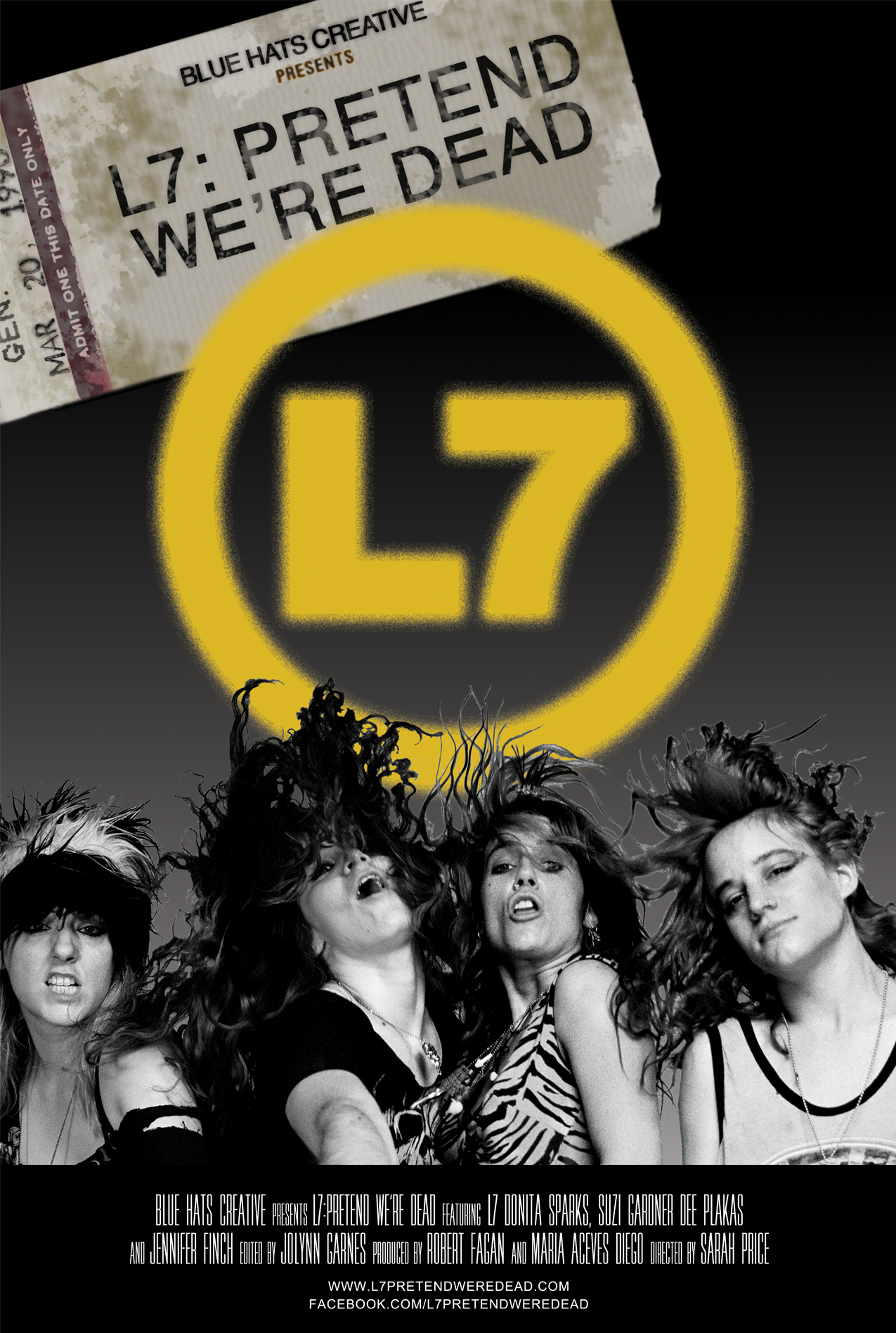 L7: Pretend We're Dead (2016) starring L7 on DVD on DVD