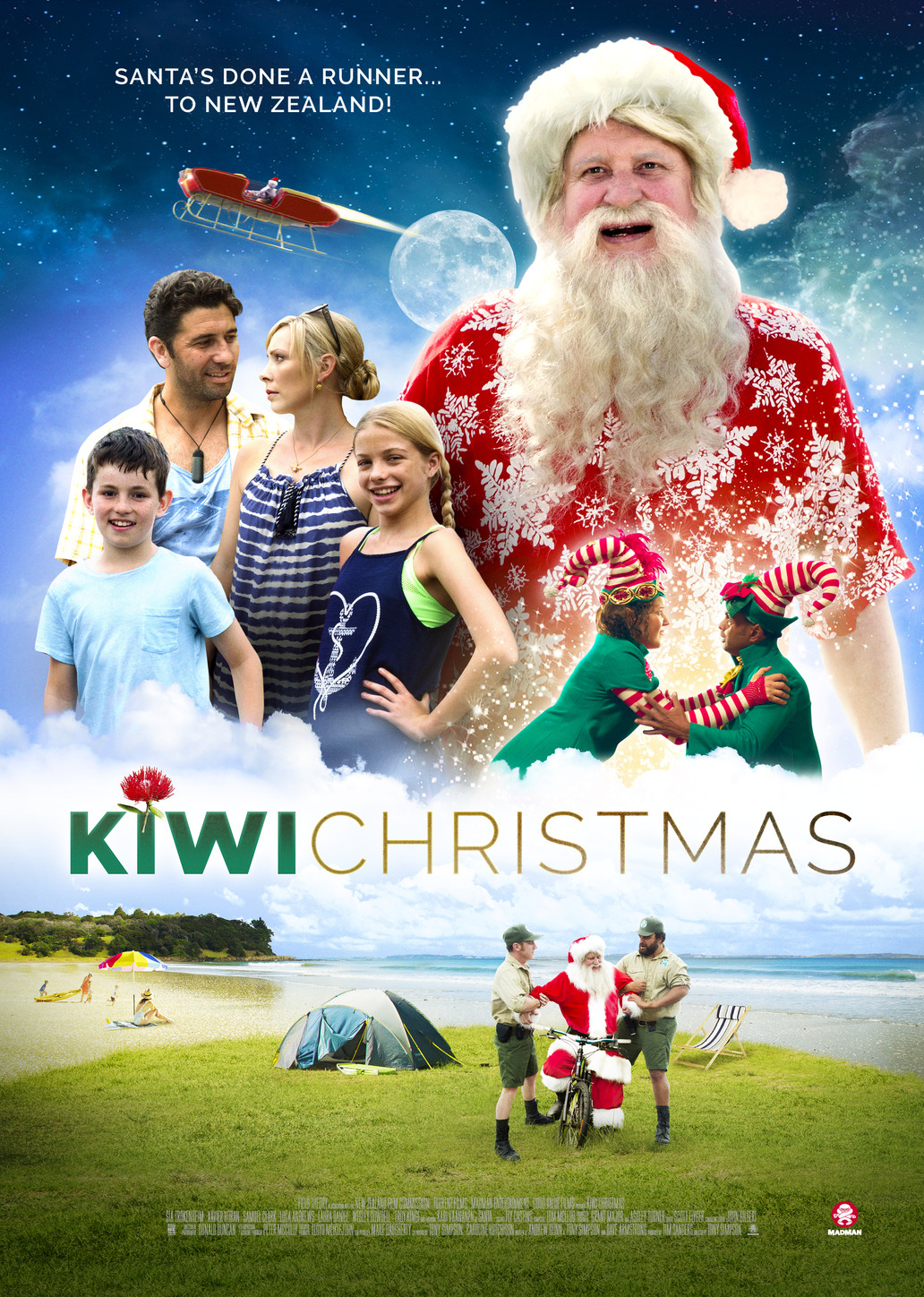 Kiwi Christmas (2017) starring Kari Väänänen on DVD on DVD