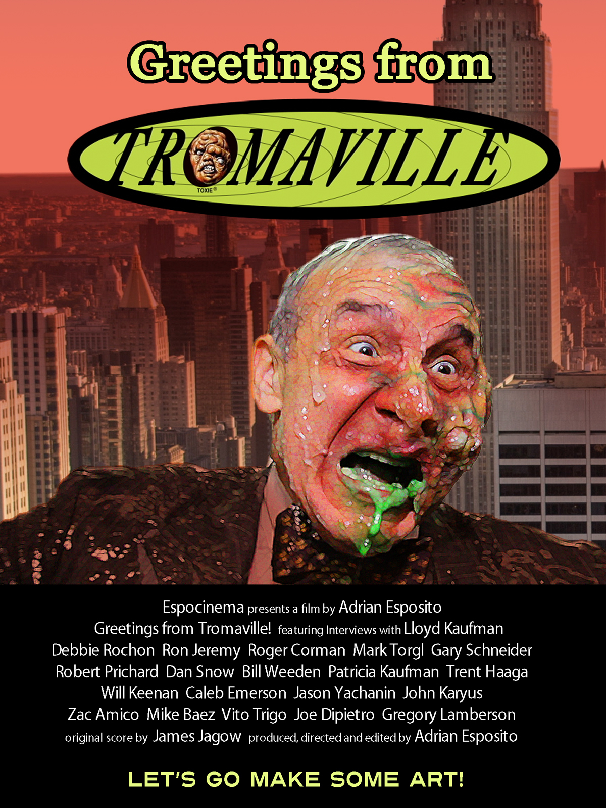 Greetings from Tromaville (2017) starring Lloyd Kaufman on DVD on DVD