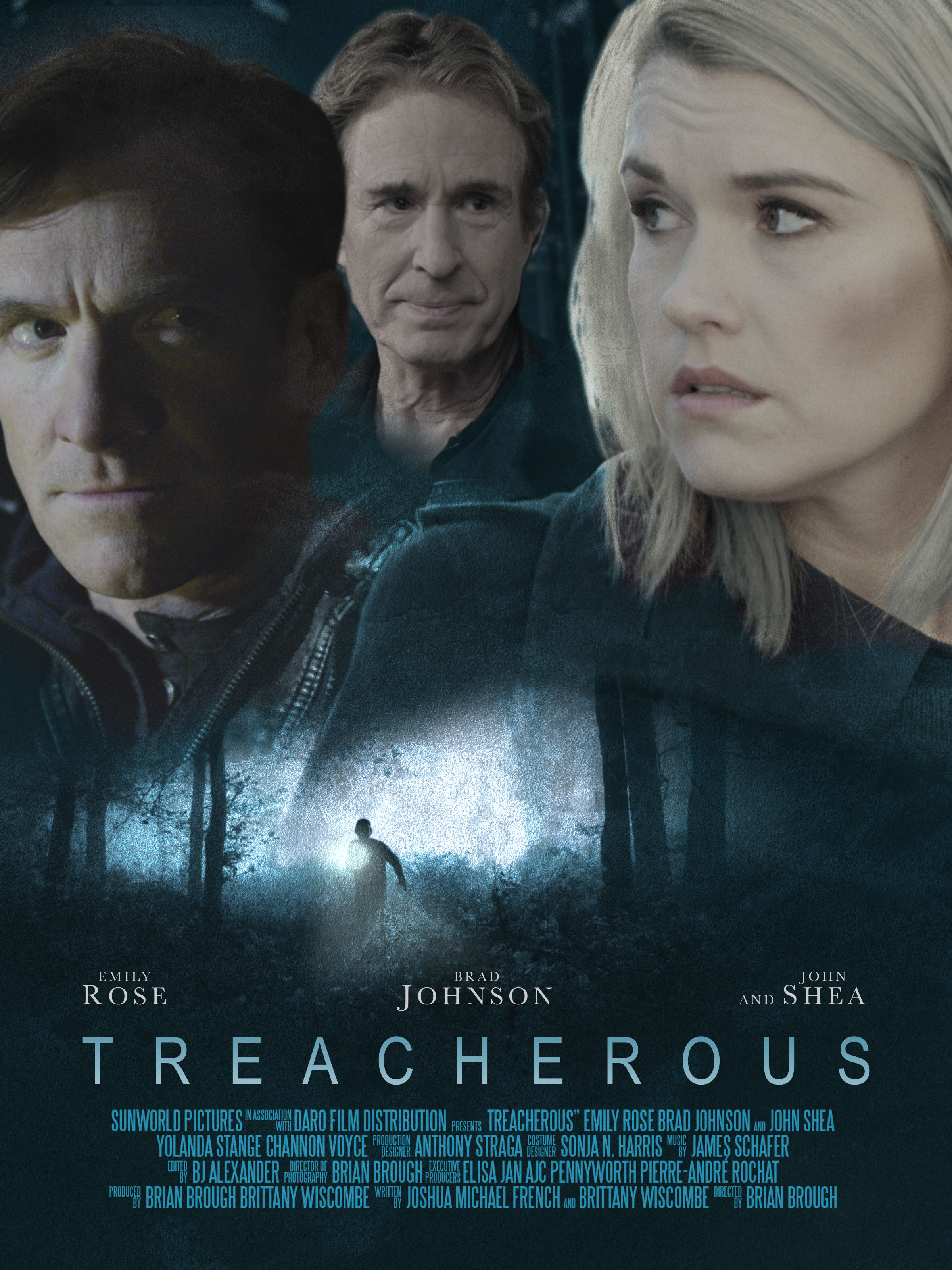 Treacherous (2018) starring Emily Rose on DVD on DVD
