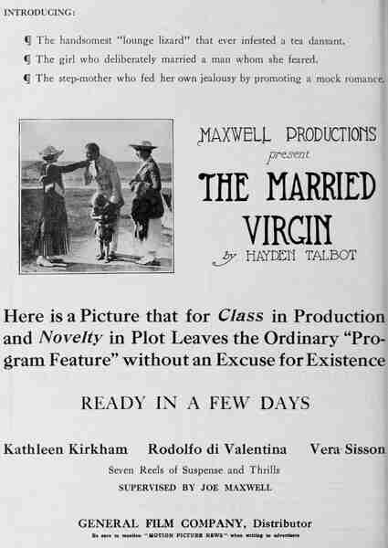 The Married Virgin (1918) Starring Vera Sisson On DVD - DVD Lady ...