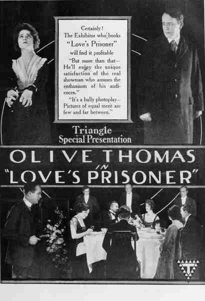Love's Prisoner (1919) starring Olive Thomas on DVD on DVD