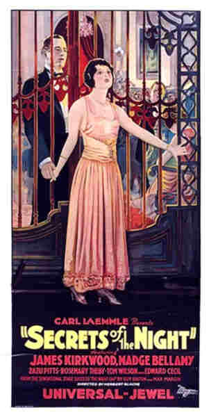 Secrets of the Night (1924) starring James Kirkwood on DVD DVD Secrets of the Night (1924) starring James Kirkwood on DVD on DVD
