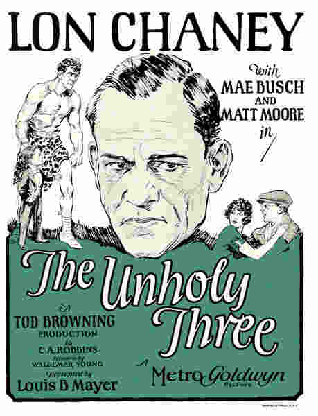 The Unholy Three (1925) starring Lon Chaney on DVD on DVD