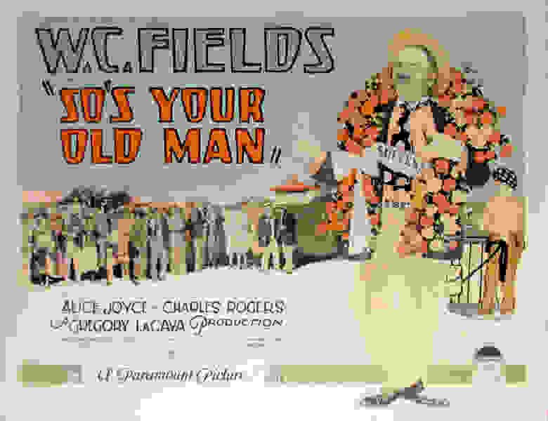 So's Your Old Man (1926) starring W.C. Fields on DVD on DVD