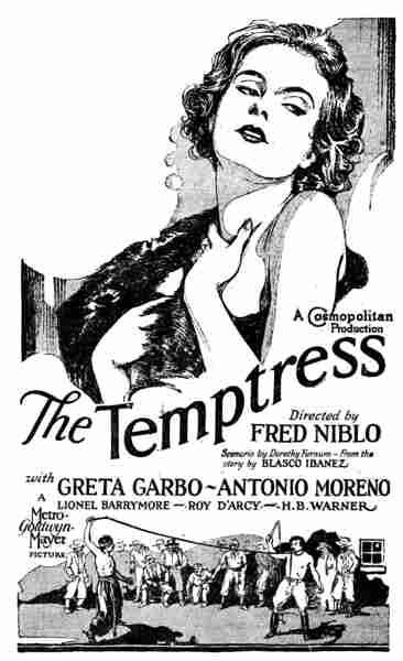 The Temptress (1926) starring Greta Garbo on DVD on DVD