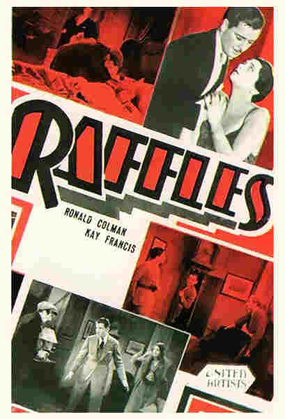 Raffles (1930) starring Ronald Colman on DVD on DVD