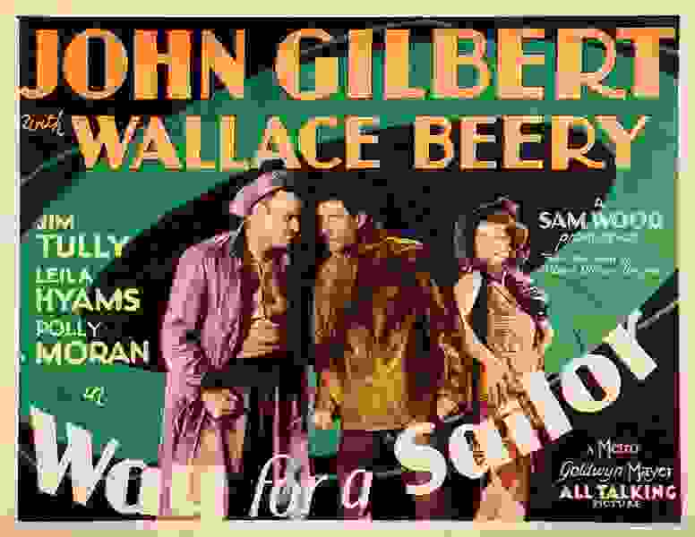 Way for a Sailor (1930) starring John Gilbert on DVD on DVD