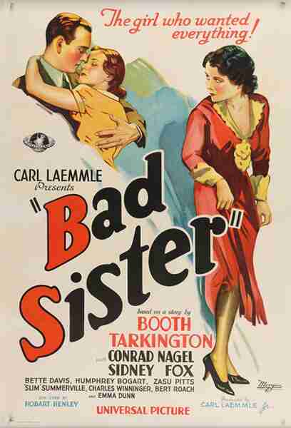 The Bad Sister (1931) starring Conrad Nagel on DVD on DVD