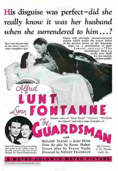 The Guardsman (1931) starring Alfred Lunt on DVD on DVD