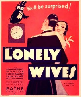 Lonely Wives (1931) starring Edward Everett Horton on DVD on DVD