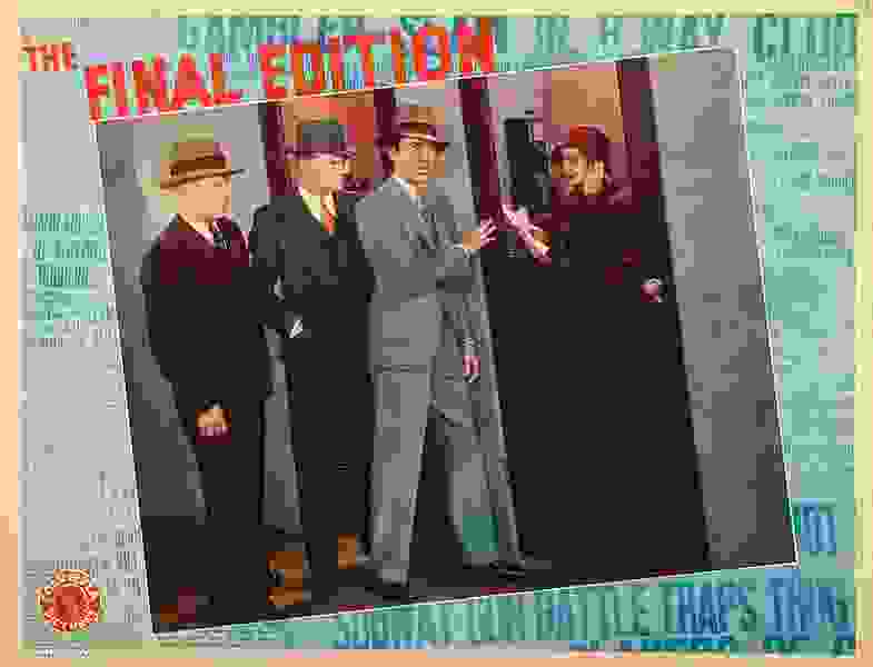 The Final Edition (1932) starring Pat O'Brien on DVD on DVD