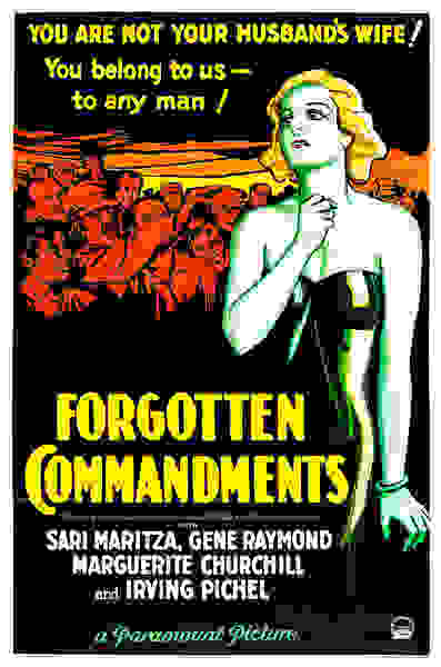 Forgotten Commandments (1932) starring Sari Maritza on DVD on DVD