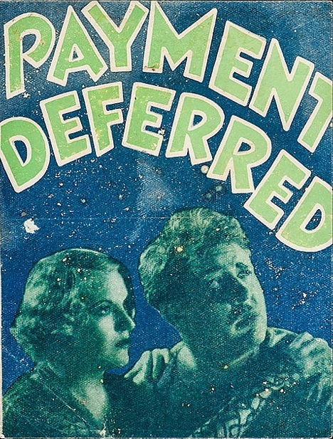 Payment Deferred (1932) starring Charles Laughton on DVD on DVD