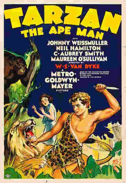 Tarzan the Ape Man (1932) starring Johnny Weissmuller on DVD on DVD