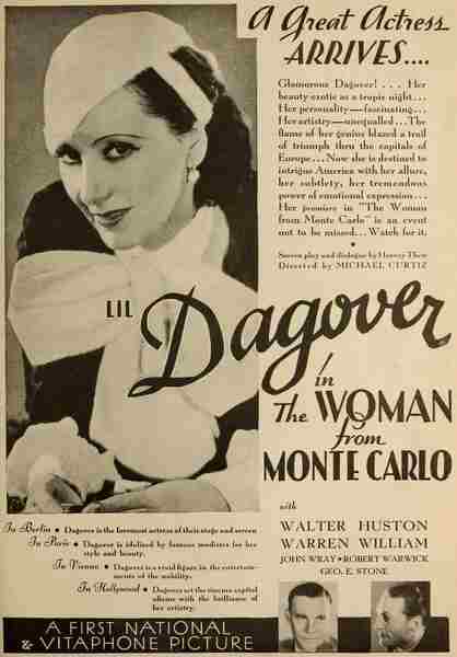 The Woman from Monte Carlo (1932) starring Lil Dagover on DVD on DVD