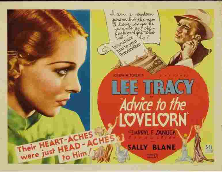 Advice to the Lovelorn (1933) starring Lee Tracy on DVD on DVD