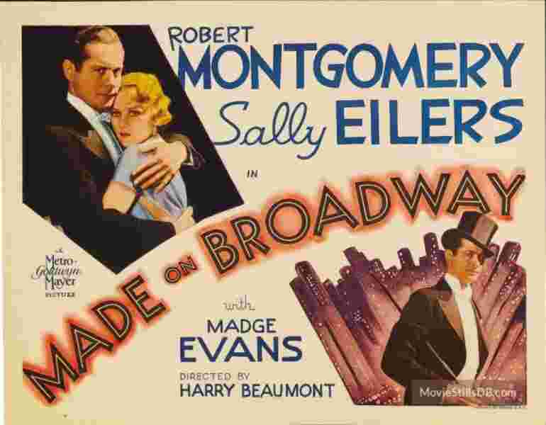Made on Broadway (1933) starring Robert Montgomery on DVD on DVD