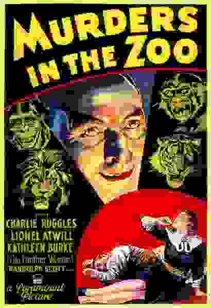 Murders in the Zoo (1933) starring Charles Ruggles on DVD on DVD