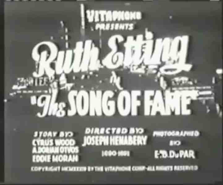 The Song of Fame (1934) starring Ruth Etting on DVD on DVD