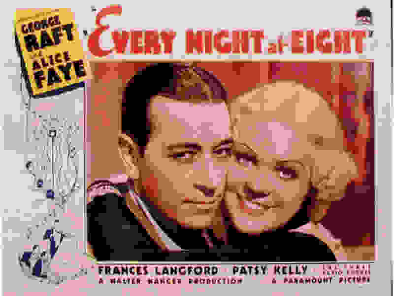 Every Night at Eight (1935) starring George Raft on DVD on DVD
