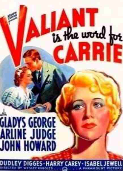 Valiant Is the Word for Carrie (1936) starring Gladys George on DVD on DVD
