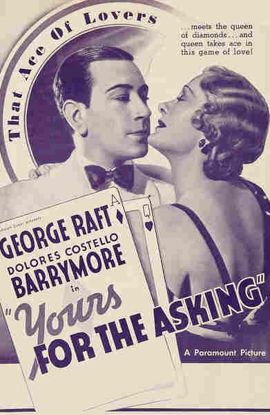 Yours for the Asking (1936) starring George Raft on DVD on DVD