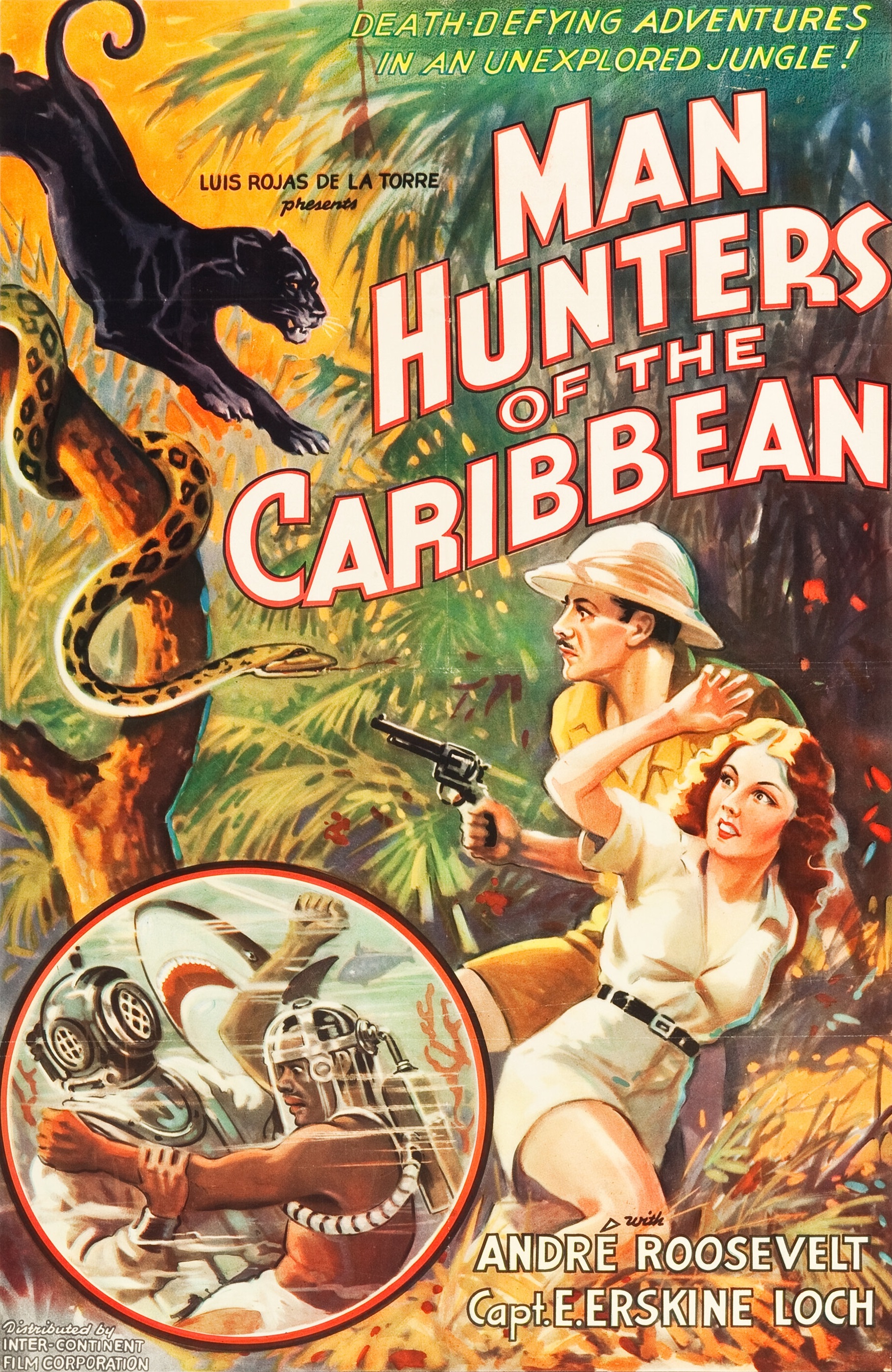 Man Hunters of the Caribbean (1936) starring Andre Roosevelt on DVD on DVD