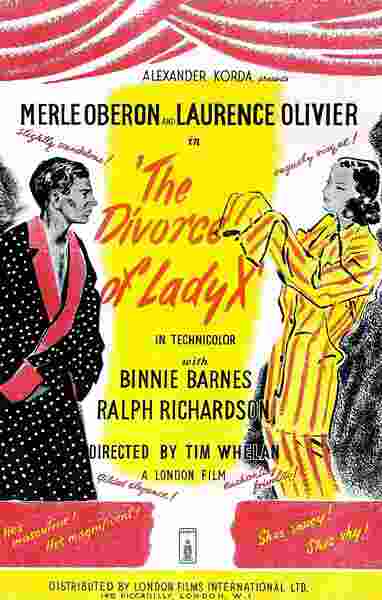 The Divorce of Lady X (1938) starring Merle Oberon on DVD on DVD