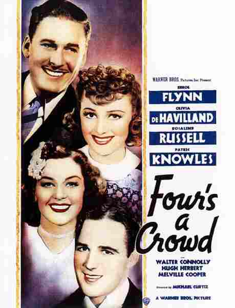 Four's a Crowd (1938) starring Errol Flynn on DVD on DVD