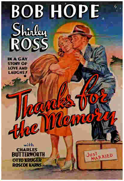 Thanks for the Memory (1938) starring Bob Hope on DVD on DVD