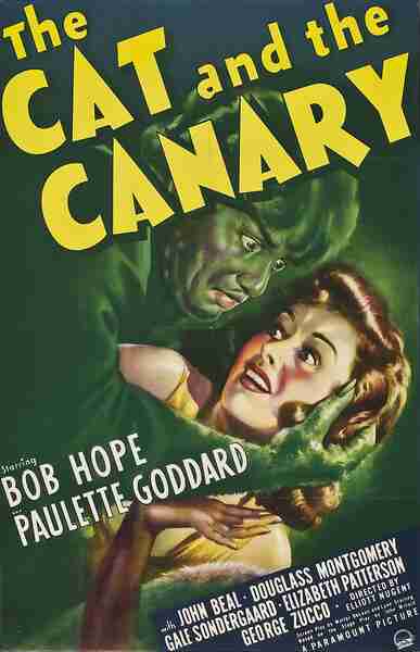 The Cat and the Canary (1939) starring Bob Hope on DVD on DVD