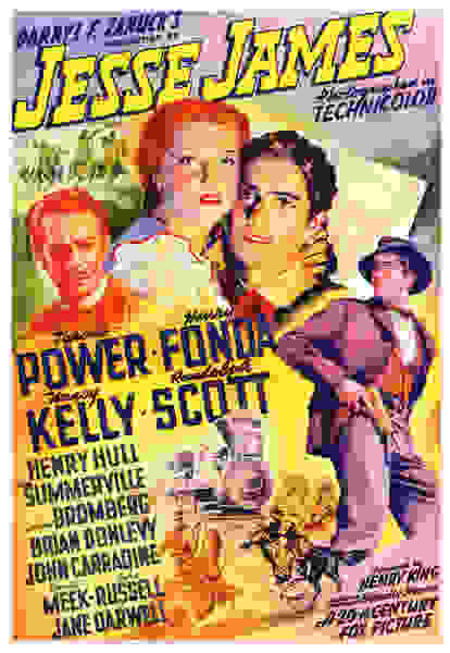 Jesse James (1939) starring Tyrone Power on DVD on DVD