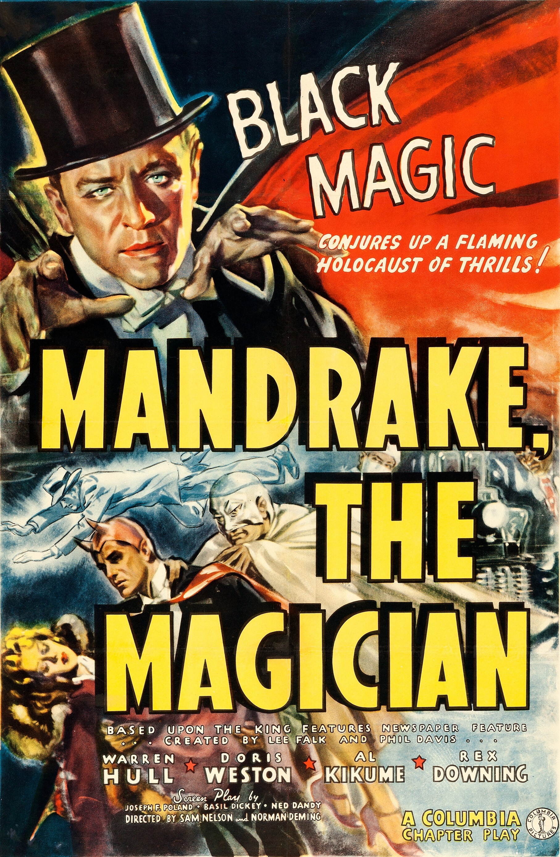 Mandrake, the Magician (1939) starring Warren Hull on DVD on DVD