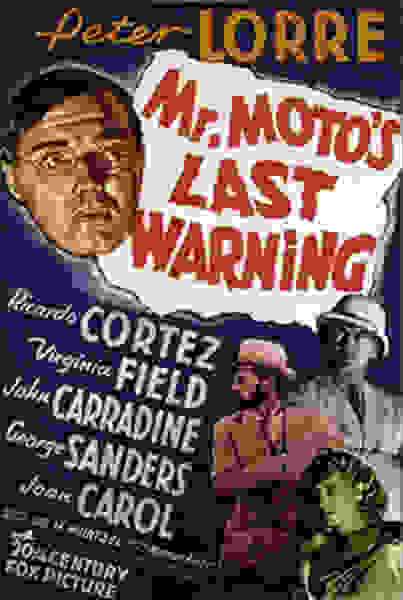Mr. Moto's Last Warning (1939) starring Peter Lorre on DVD on DVD