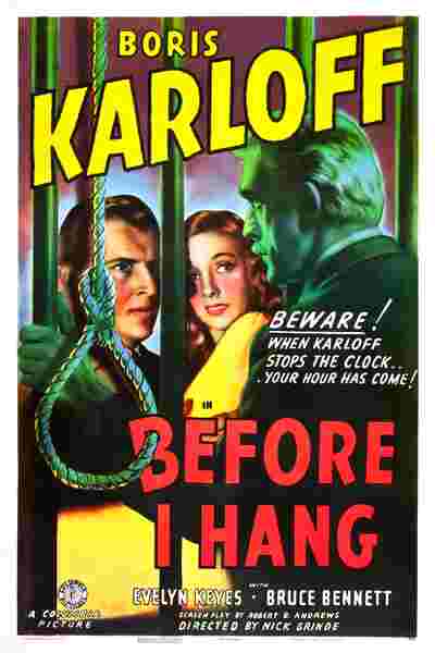 Before I Hang (1940) starring Boris Karloff on DVD on DVD