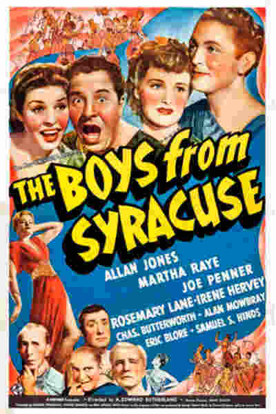 The Boys from Syracuse (1940) starring Allan Jones on DVD on DVD