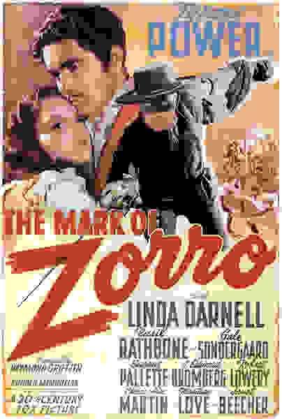The Mark of Zorro (1940) starring Tyrone Power on DVD on DVD